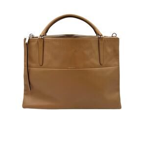 Coach XL Borough Bag Camel Glove Tan Leather Handbag Purse